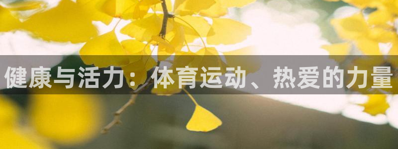 xc体育app官方网站：健康与活力：体育运动、热爱的力量